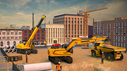 لعبة JCB: مدينة البناء 3D