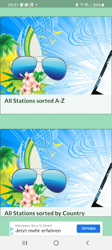 Android application Tropical Music Radio Stations screenshort