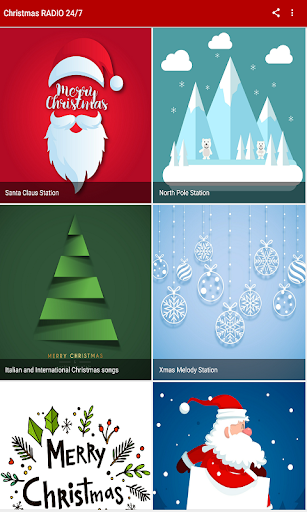 Android application Christmas RADIO 24/7 screenshort