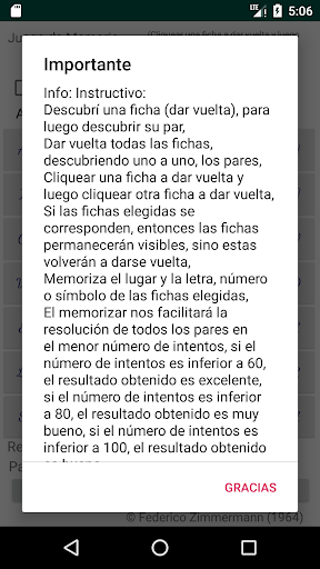 Memo Letras Screen 2