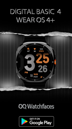Digital Basic 4 Wear OS 5+ screenshot 24