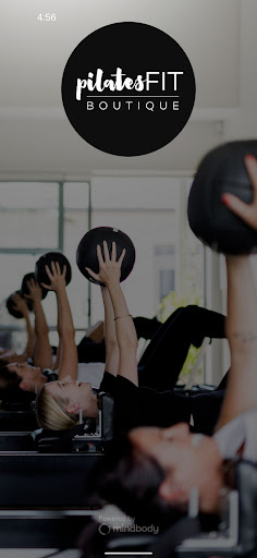 Android application pilatesFIT Boutique screenshort