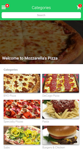 Mozzarellas Screen 2