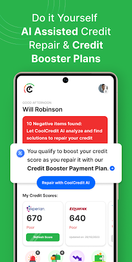 Android application CoolCredit screenshort