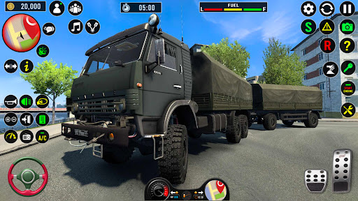 US Military Truck Driving Game Screen 2