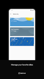 OnePlus Weather