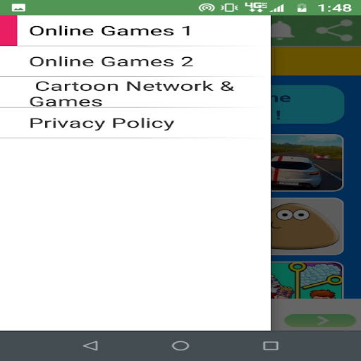 Android application P.B.M. Online Games screenshort