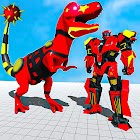 Dino Robot Car Transformation: Dinosaur Robot Game 5.0