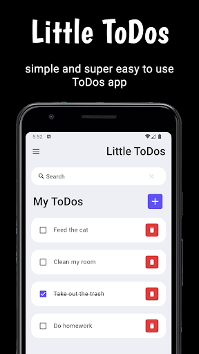Android application Little ToDos screenshort