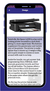Epson L6190 Printer Guide