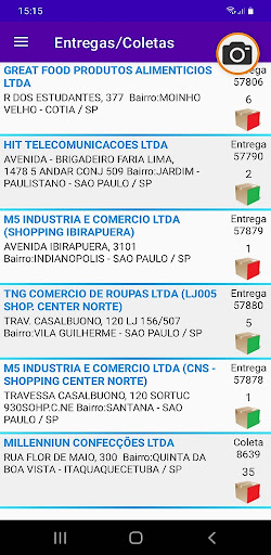 Android application DOTRAC Motorista screenshort