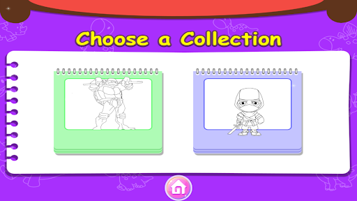 Ninja Coloring Super Turtle