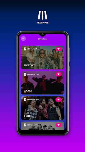 Screenshot of MEO Festivais