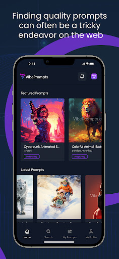 VibePrompts Screen 3