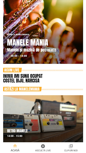 Android application Radio Manele Mania screenshort