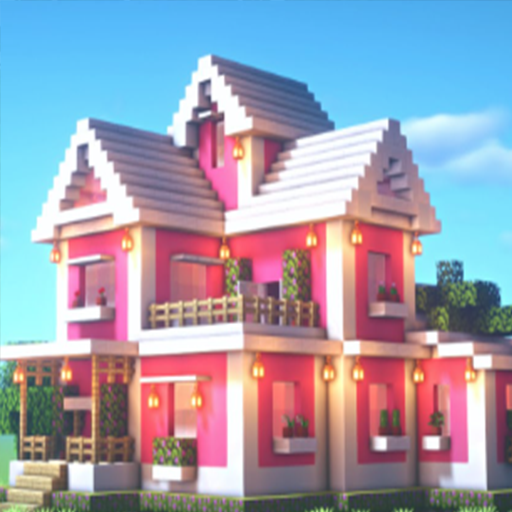 Minecraft pink house  Casas minecraft, Casas minecraft fáceis