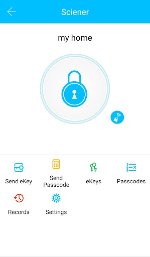 Android application Sciener screenshort