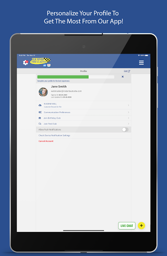 Screenshot of Elk River Tire & Auto