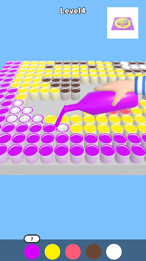 Android application Pour Painting screenshort