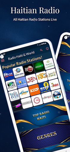 Android application Haitian Radio Stations Live screenshort