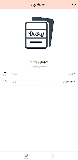 Diary Screen 2