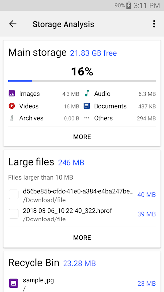 Cx File Explorer Display Captures 7