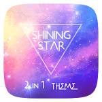 Cover Image of Download Shining Star 2 In 1 Theme V1.2 APK
