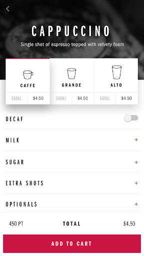 Cibo Espresso Screen 2