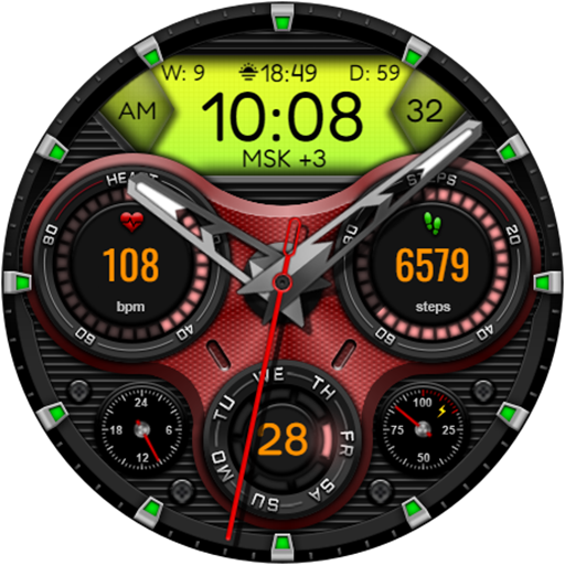 Hybrid LACRIT WD127 Watch face
