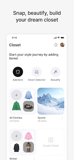 Screenshot of Acloset - AI Fashion Assistant