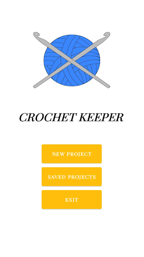 Android application Crochet Keeper screenshort