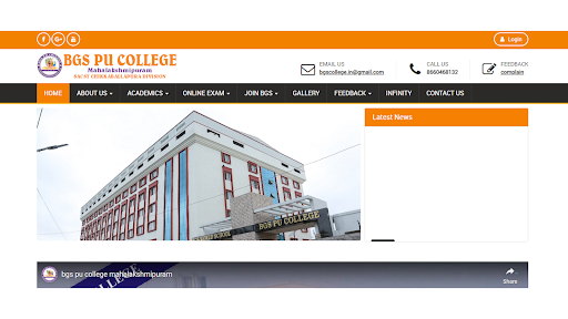 BGS PU COLLEGE MAHALAKSHMIPURM Screen 2