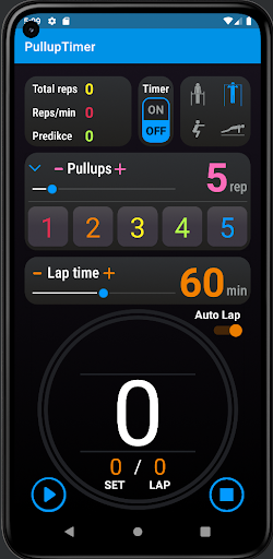Pullup TIMER Screen 2