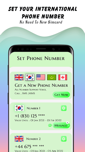 Global call  2nd phone number