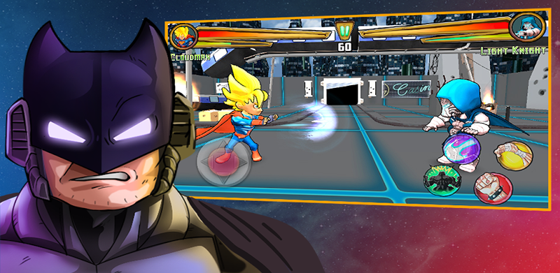 Superheroes League - Free fighting games