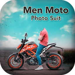 图标图片“Men Moto Bike Photo Suit : Bik”