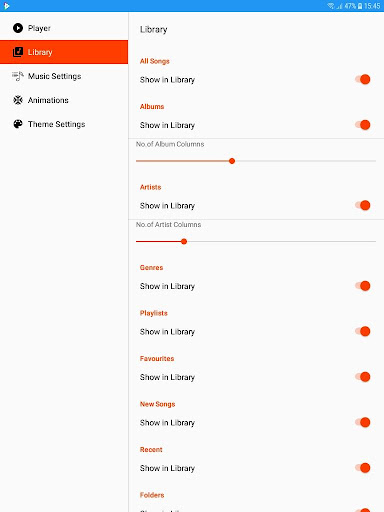 Screenshot of Music 7