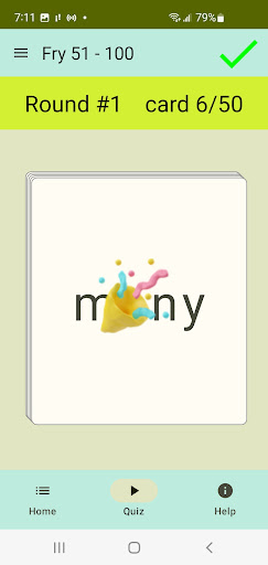 Android application ReadMaster - Talking Cards screenshort