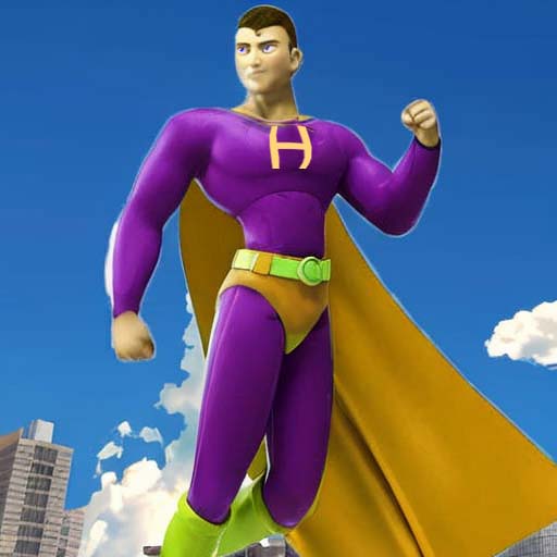 Hero Game Man Super City Hero