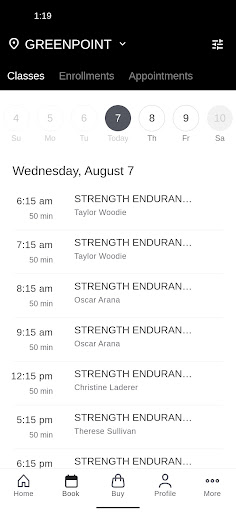 SESSION ATHLETIC Screen 2
