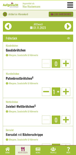 Aufgetischt Screen 3