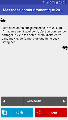 Messages damour romantique 20 Screen 2