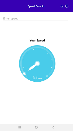 Android application Speed Emergency Detector screenshort