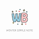 [솜테마] winter simple note - Androidアプリ