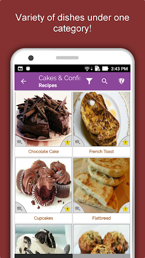 Screenshot of Cake Recipes, Baking Recipes