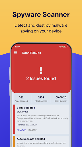 Screenshot of Certo: Anti Spyware Detector