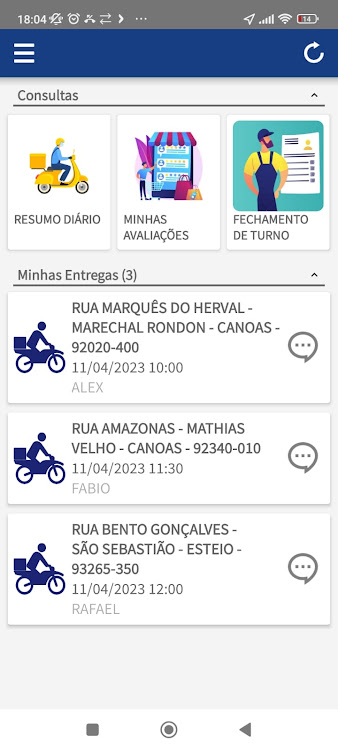 OnHere Entregas - 09.36 - (Android)