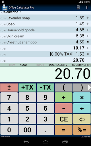 Office Calculator Pro screenshot 5