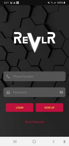 Android application REVLR screenshort