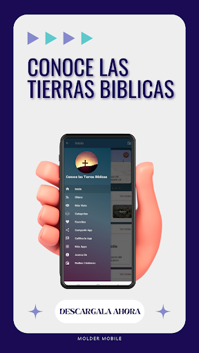 Android application Conoce las Tierras Biblicas screenshort